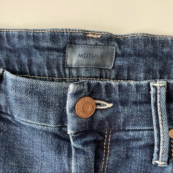 MOTHER The High Waisted Looker in Pardon Skinny Jeans Womens 27 - Picture 5 of 7